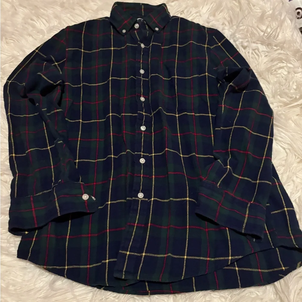 Club Room Men's Medium Flannel Shirt - Picture 3 of 6